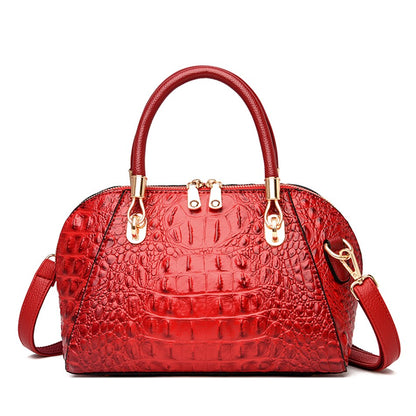 Luxury Designer Ladies Handbag Crocodile Pattern Women Tote Oblique Bag European and American Style Messenger Shoulder Large