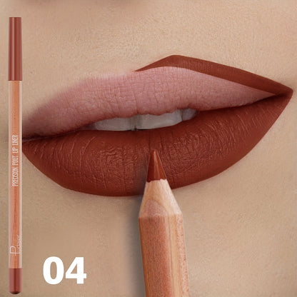 1pc Matte Lipstick & Liner Pen, Waterproof, Long-Lasting, Non-Stick, Berry Shades for All Skin Types, Makeup Pencils for Women, Pudaier