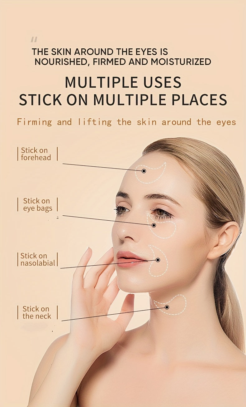 Collagen Eye Mask For Moisturizing & Refining Pores, Tightening And Lifting The Skin Around The Eyes, Brightening And Smoothing The Skin Around The Eyes, For Women And Men