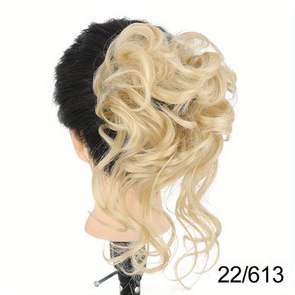 Easy-Attach Curly Bun Scrunchie