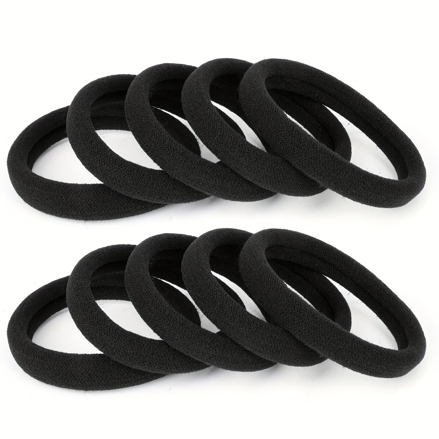 50/100pcs Black Hair Bands for Women s Hairband High Elastic Rubber Band Hair Ties Ponytail Holder Scrunchies Accessorie