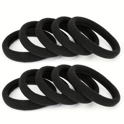 50/100pcs Black Hair Bands for Women s Hairband High Elastic Rubber Band Hair Ties Ponytail Holder Scrunchies Accessorie