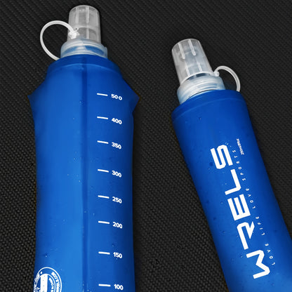 SoftFlex Folding Sport Water Bottle - Ultra-Soft, Compact, and Protective for Running, Hiking, and Outdoor Activities - Stay Refreshed and Hydrated Anywhere, Anytime