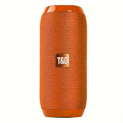 TG117 Portable Wireless Stereo Speaker System - Twin Speaker TWS Technology, Built-in Mic for Hands-Free Calls, FM Radio, TF Card & USB Playback - Perfect for Travel, Outdoor Adventures, and Indoor Entertainment