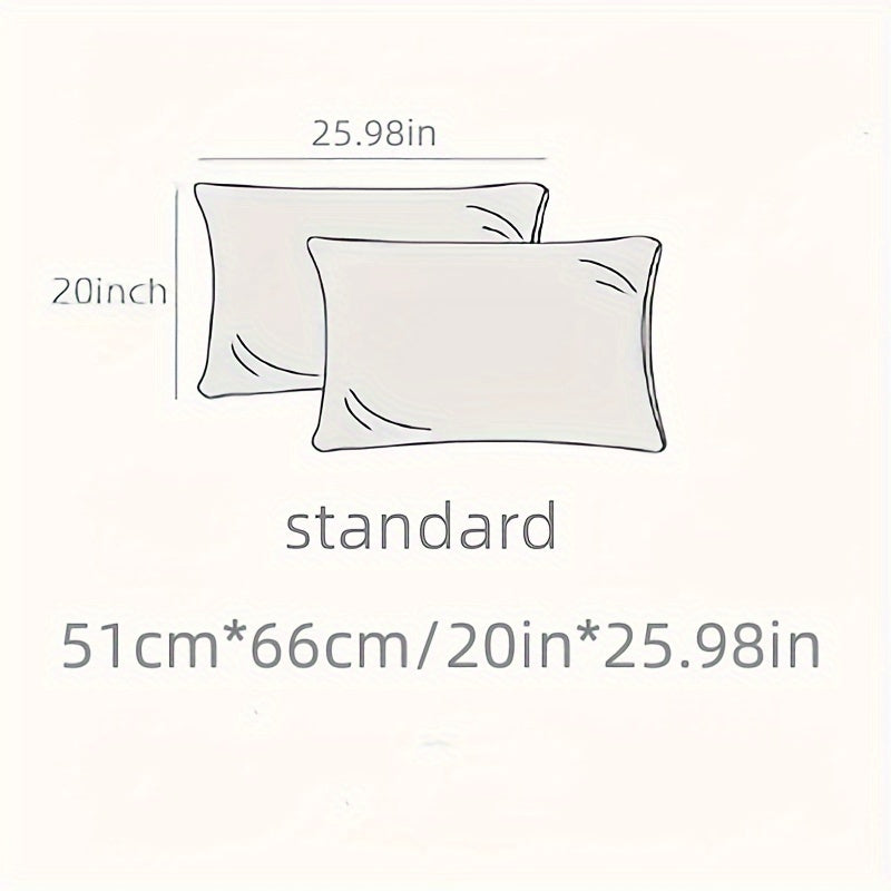 Luxurious Silky Soft Pillowcase - Breathable, Skin-Friendly Cooling Feel, Solid Color With Envelope Closure - Machine Washable