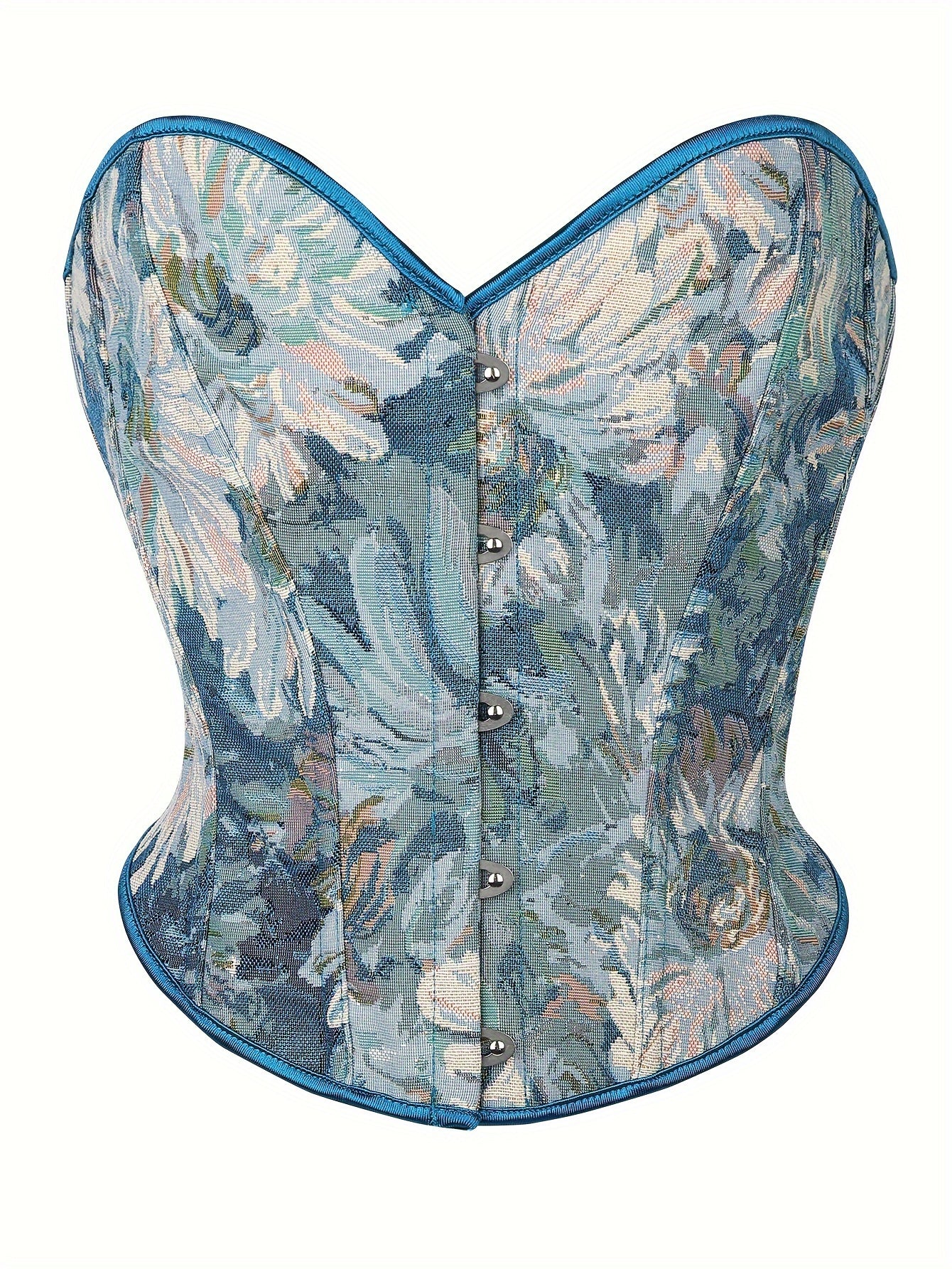 Lace Up Off Shoulder Non-Stretch Shaping Top, Women's Tight Bone Corset Top, Women's Activewear