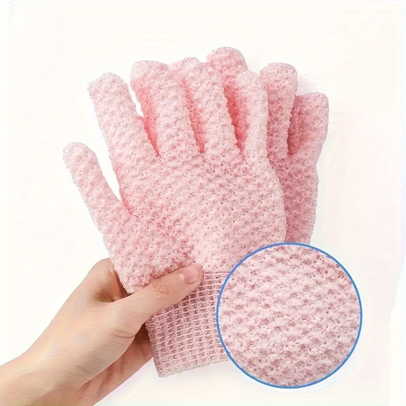 Exfoliating Shower Gloves for Deep Cleansing & Massage - Body Scrubber, Removes Dead Skin & Dryness