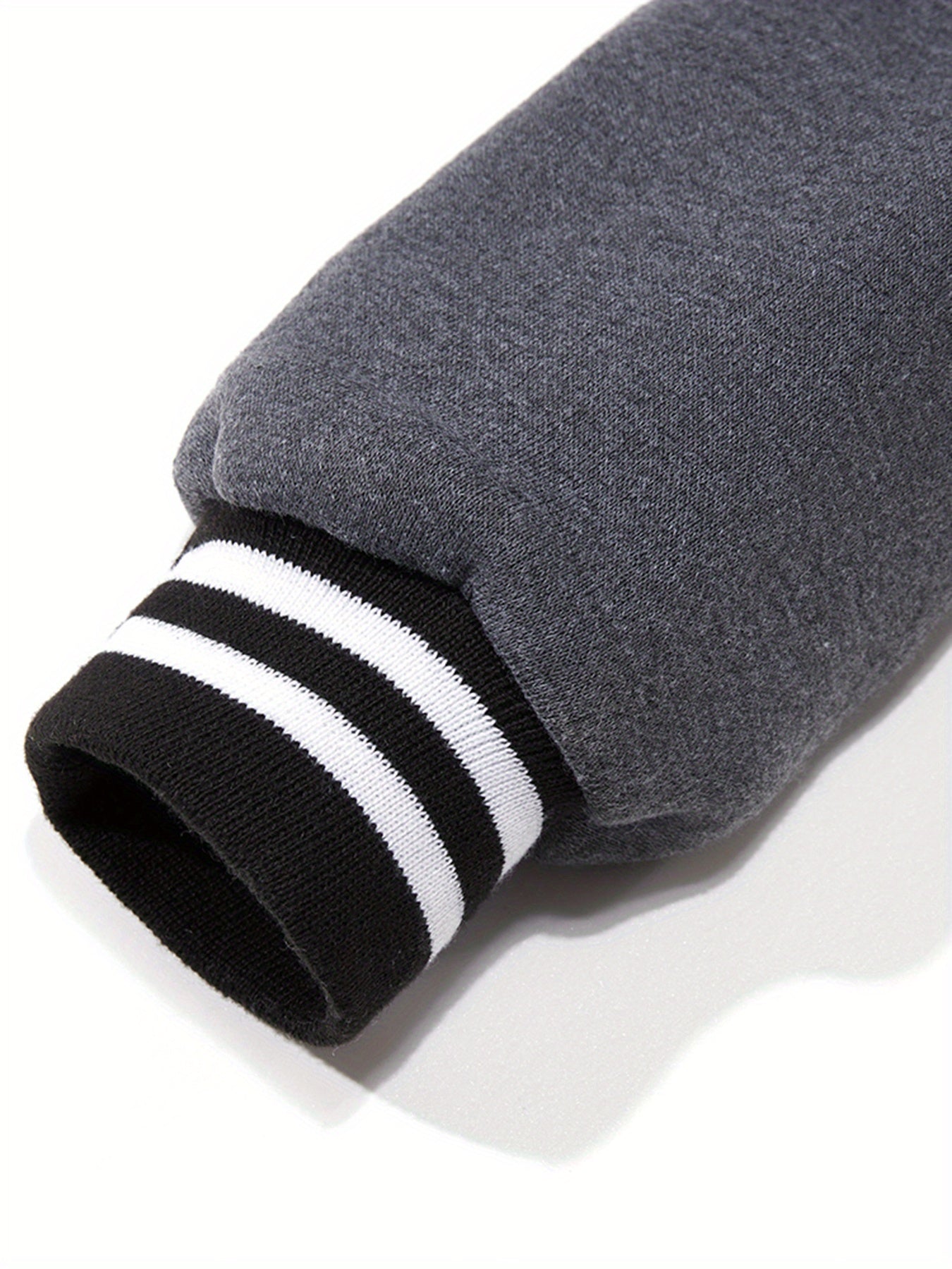 Chic NY-Inspired Women's Varsity Jacket - Elegant Black and White Baseball Uniform Style with Large "58.42cm & NYC Lettering, Striped Accents, Button Closure, Long Sleeves - Perfect for Spring & Autumn Casual Wear