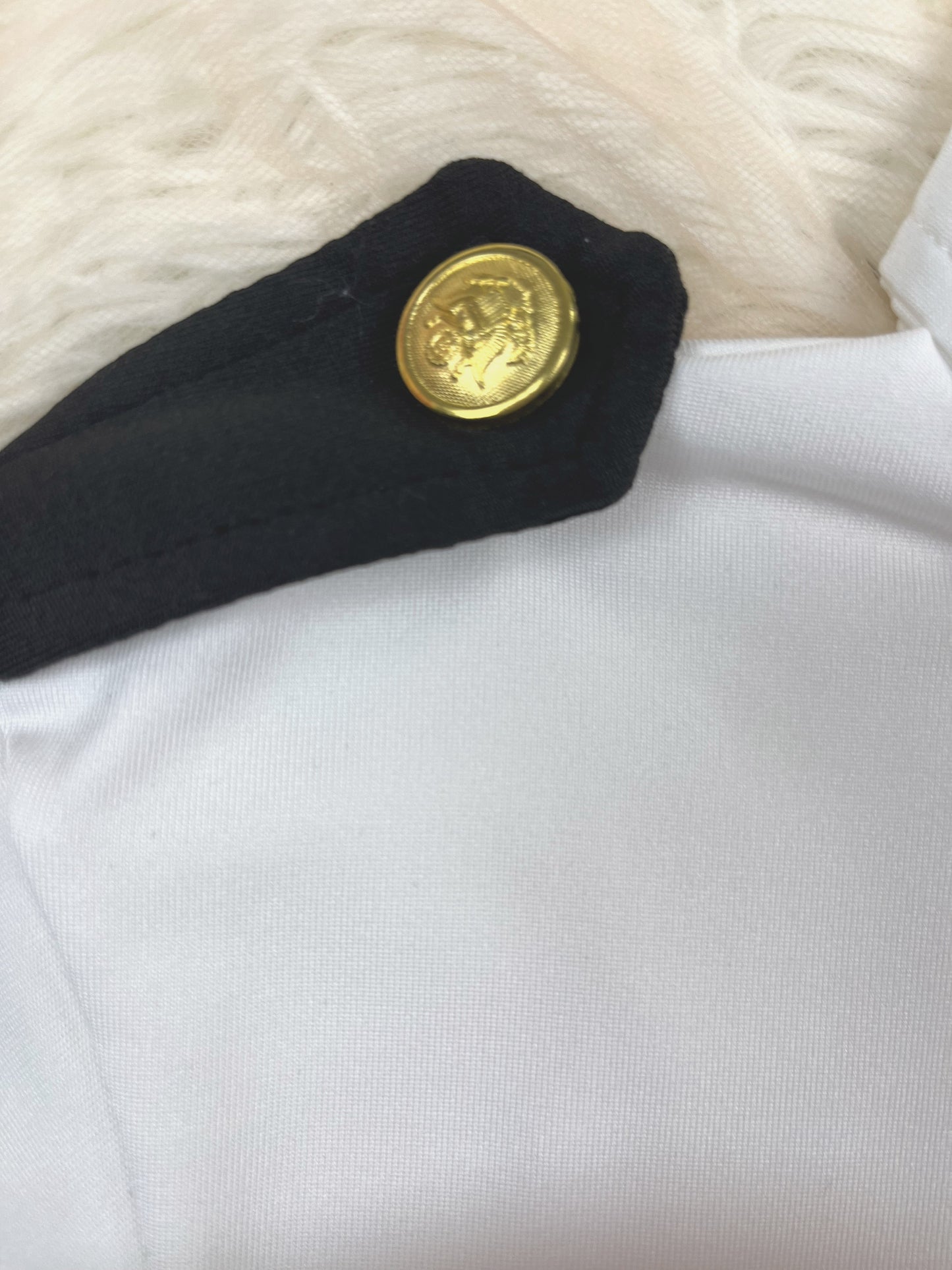 Naughty Policewoman Cosplay Costume, Short Sleeve Buttons Lapel Collar Crop Top & Side Tie Ruched Mini Skirt, Women's Sexy Lingerie & Underwear