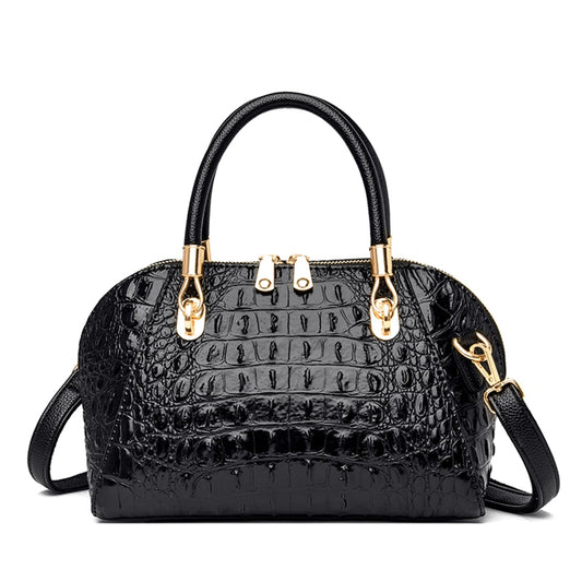 Luxury Designer Ladies Handbag Crocodile Pattern Women Tote Oblique Bag European and American Style Messenger Shoulder Large