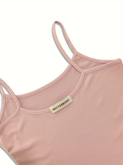 Women's Off-Shoulder Spaghetti Suspender Dress - Stretchy Flowy Midi Dress for Spring Summer Fall, Machine Washable Solid Color Casual to Evening Wear, Seasonal Fashion, Ruched Elegance, Comfortable Fit