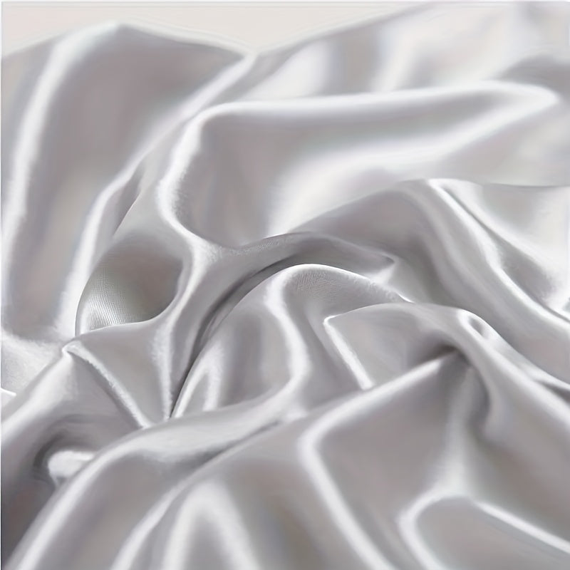 Luxurious Silky Soft Pillowcase - Breathable, Skin-Friendly Cooling Feel, Solid Color With Envelope Closure - Machine Washable