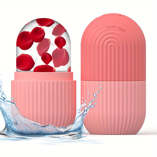 [Fragrance-Free Ice Roller] Fragrance-Free Ice Roller for Face - 1pc, Battery-Free Skincare Tool for Glowing Skin, Ideal for Daily Facial Care & Massage