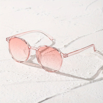 Black Round Frame Classic Casual Sunshade Eyewear