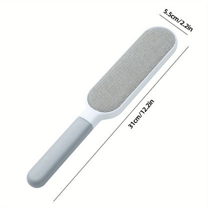 1pc, Reusable Lint Brush, Double-sided Pet Hair Removal Brush, Manual Electrosta