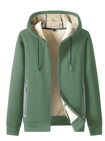 Men's Fleece Hooded Jacket