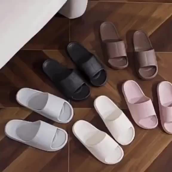 Women'S Thick Sole Non-Slip EVA Slippers Women'S Casual Slip-On Slippers, Beach Indoor and Outdoor Slippers