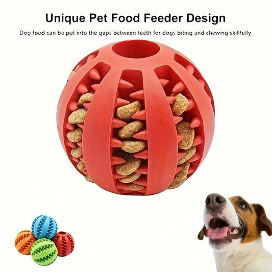 [1PC Interactive Dog Ball Toy] 1PC Dog Ball Toys Small Dogs Interactive Elastici