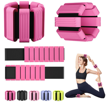 Weighted Wristbands: Silicone, for Weight Training/Yoga/Dance/Fitness (Also for Ankles)