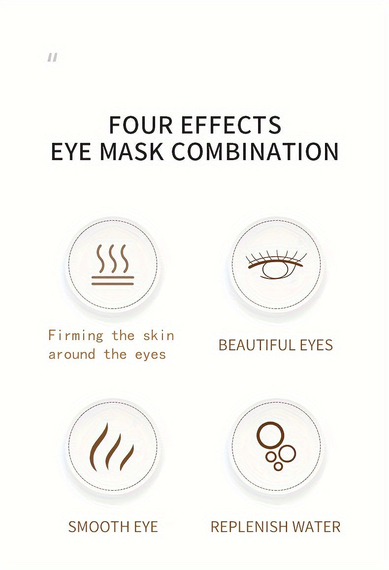 Collagen Eye Mask For Moisturizing & Refining Pores, Tightening And Lifting The Skin Around The Eyes, Brightening And Smoothing The Skin Around The Eyes, For Women And Men