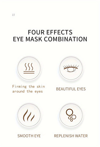 Collagen Eye Mask For Moisturizing & Refining Pores, Tightening And Lifting The Skin Around The Eyes, Brightening And Smoothing The Skin Around The Eyes, For Women And Men
