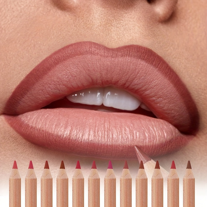 1pc Matte Lipstick & Liner Pen, Waterproof, Long-Lasting, Non-Stick, Berry Shades for All Skin Types, Makeup Pencils for Women, Pudaier