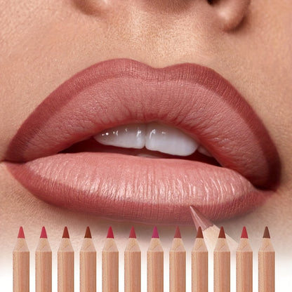 1pc Matte Lipstick & Liner Pen, Waterproof, Long-Lasting, Non-Stick, Berry Shades for All Skin Types, Makeup Pencils for Women, Pudaier