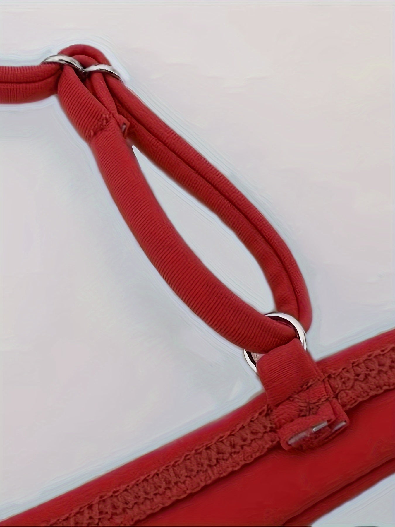 Women's Sexy Bikini Swimwear Set, Two-Piece V Neck & High Cut Bottom Bathing Suit, Adjustable Straps, Quick-Dry Fabric, Beachwear For Summer Pool Parties