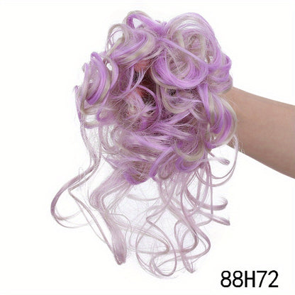 Easy-Attach Curly Bun Scrunchie