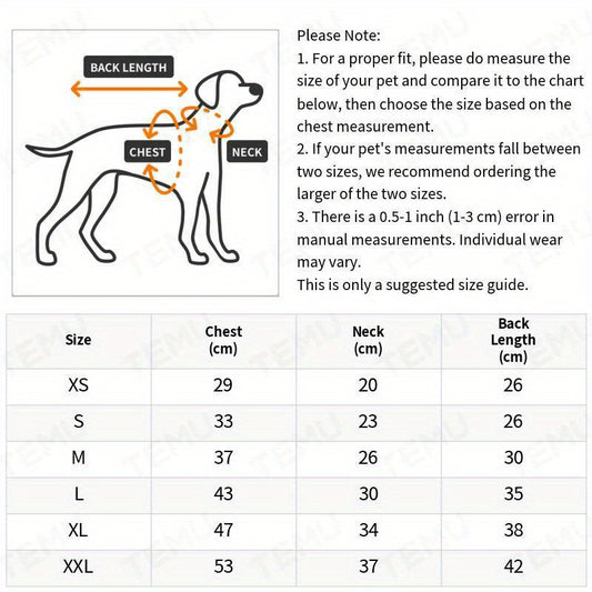 1pc Soft Warm Dog Vest, Plush Comfortable Pet Coat For Small And Medium Dogs Autumn And Winter Clothes For Indoor And Outdoor Wear