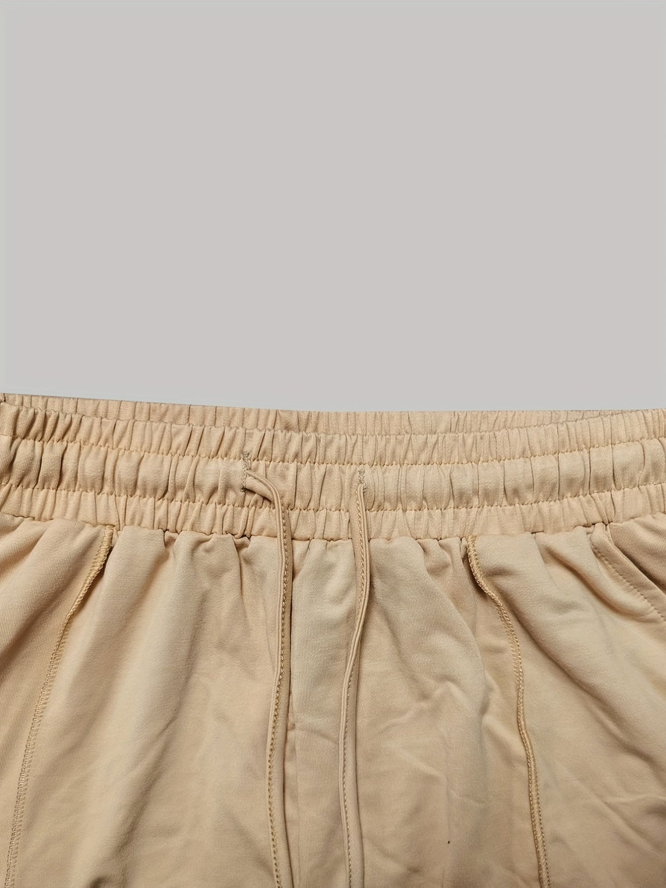 Trendy Two-Piece Outfit Set - Stylish Crew Neck Corset Tank Top with Adjustable Straps & Comfy Drawstring Elastic Waist Shorts - Perfect for Casual Daily Wear, Women's Fashion Clothing