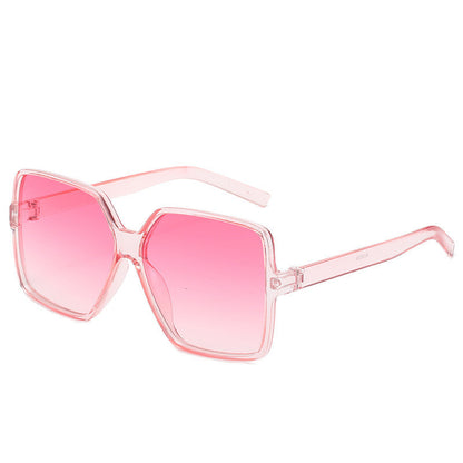 Fashion Women Oversize Sunglasses Gradient Lens Plastic Big Frame For Driving Travel