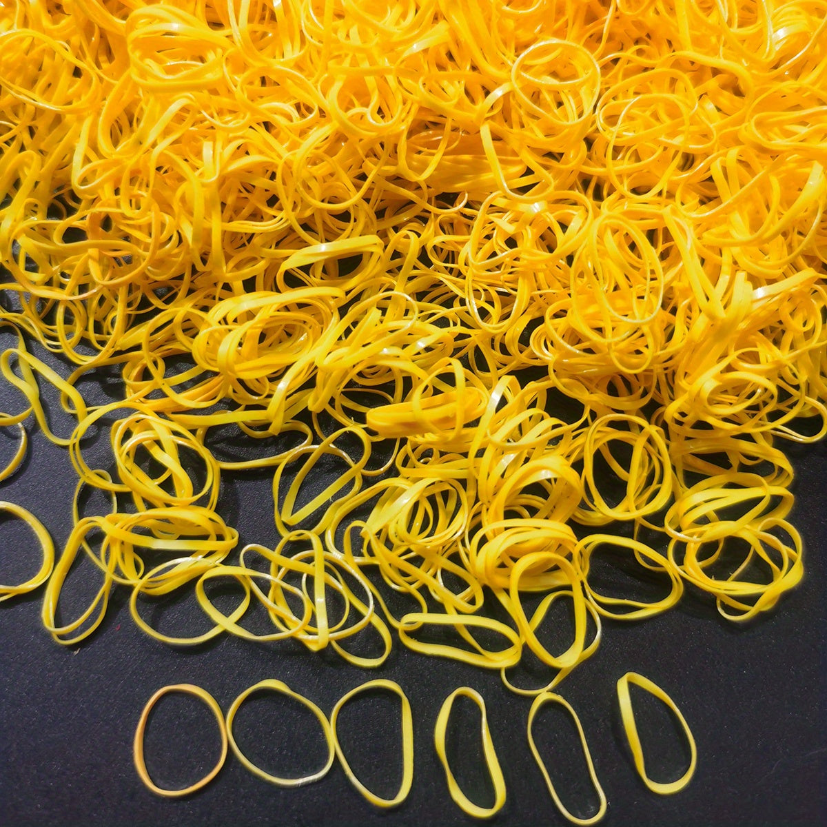 1000pcs Mini Clear Elastic Hair Rubber Bands - Soft, Gentle, and Durable Hair Ties for Women - Cute, Solid Color, Daily Headband Accessories