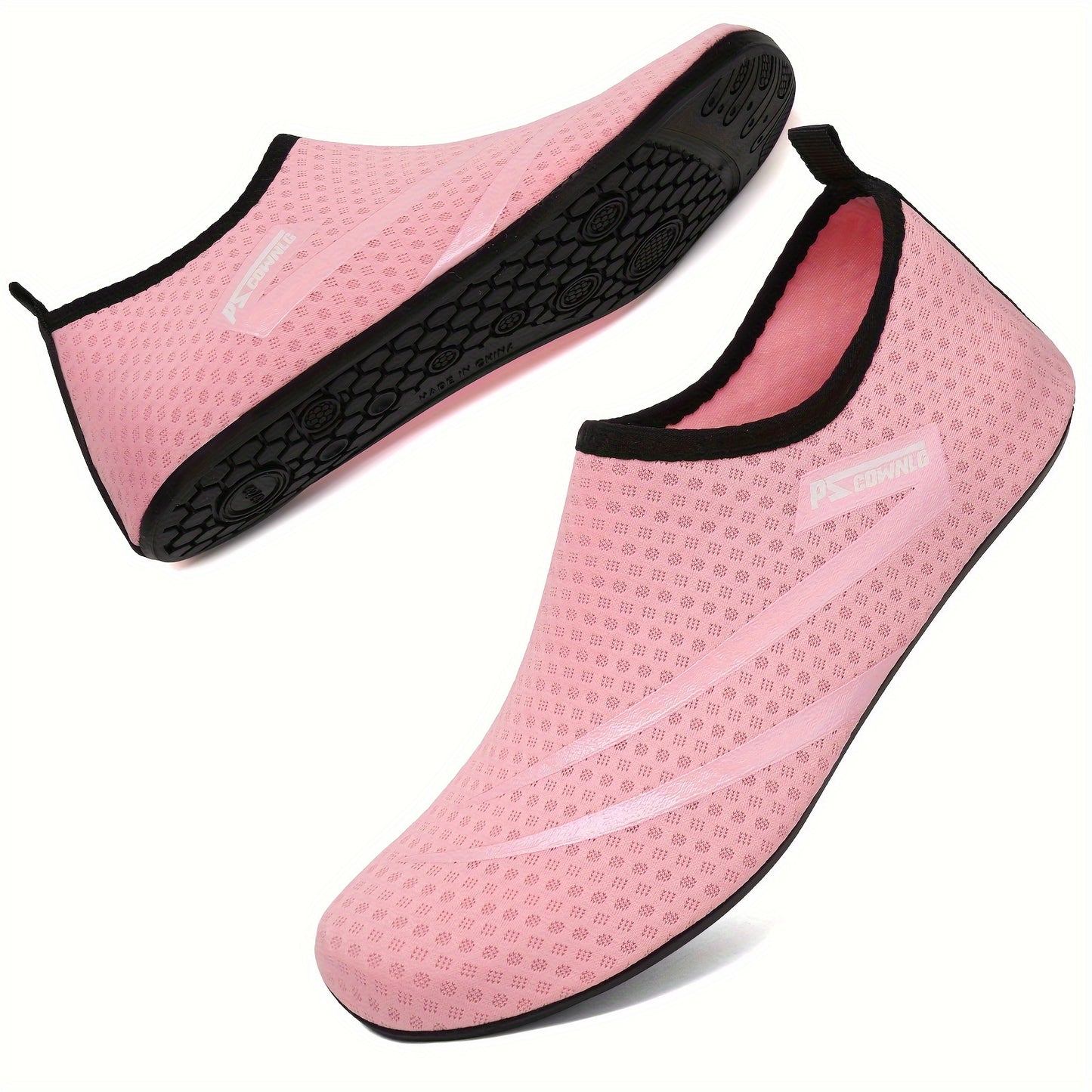 Unisex Quick-Dry Water Shoes - Lightweight Slip-Resistant Aqua Socks - Ideal for Beach, Swim, Surf, Yoga - Durable Rubber Outsole, Breathable Fabric, Perfect for All Genders