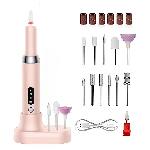 Professional Electric Nail Drill Polishing Machine Dead Skin Removal Art Sanding File Pen Nails Polisher Grinder Manicure Tools