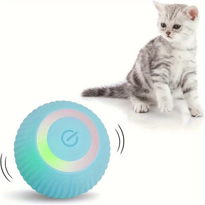 1pc Whisker Wonderland Smart Interactive Cat Toy - Automatic Rolling Ball, Stimulating Feline Fun, Exercise and Mental Stimulation for Your Feline Friend - Interactive Toys