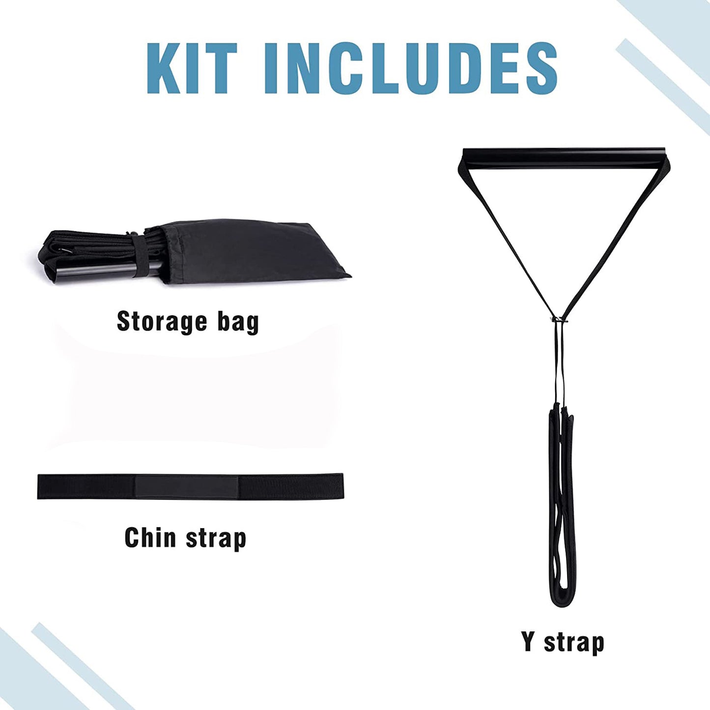 Y-shaped strap spinal massage decompression traction belt hanging neck stretching suspension type neck protection belt chin pad