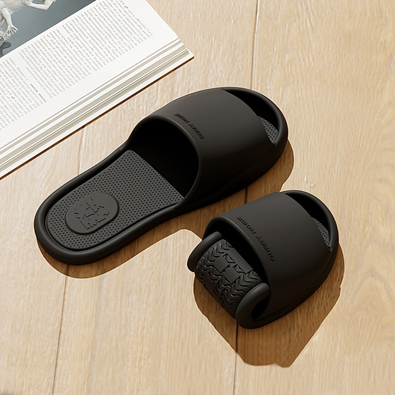 Unisex Breathable, Non-Slip, Foldable EVA Slippers with a Minimalist Round Toe Design, Suitable for Indoor Home Use for Both Men And Women, Ideal for All Seasons, Travel, And Everyday Wear.