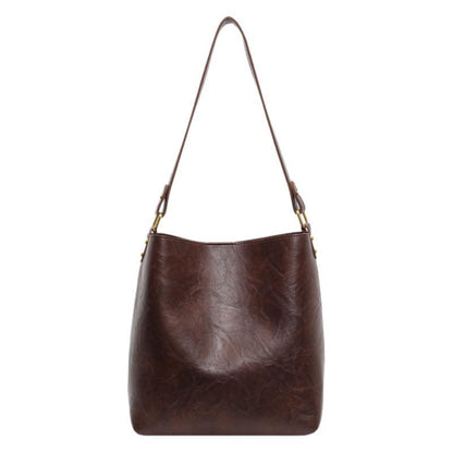 Versatile tote bag women's shoulder bag women's large capacity commuting bucket bag