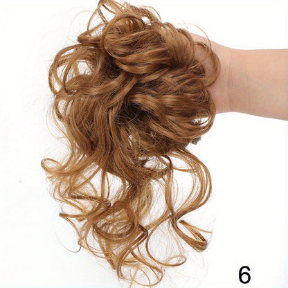 Easy-Attach Curly Bun Scrunchie