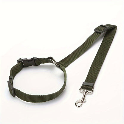 Pet Safety Harness - Car Seat Belt Lead Leash Safe Travel, Easy Installation, an