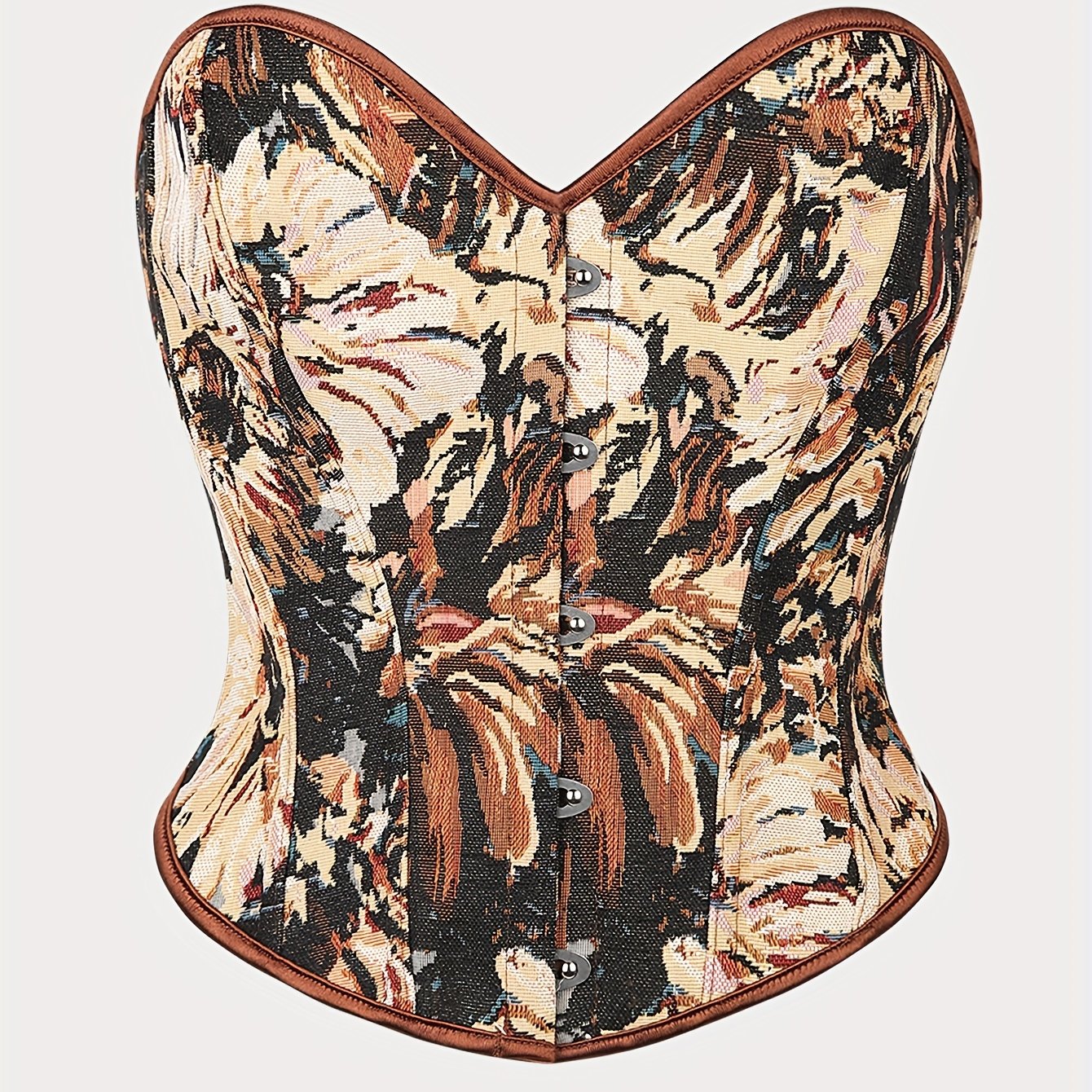 Lace Up Off Shoulder Non-Stretch Shaping Top, Women's Tight Bone Corset Top, Women's Activewear