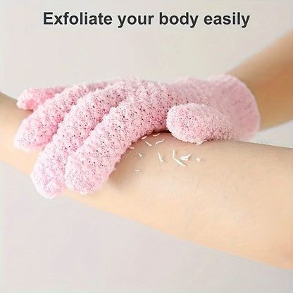 Exfoliating Shower Gloves for Deep Cleansing & Massage - Body Scrubber, Removes Dead Skin & Dryness