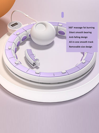 Intelligent Hula Hoop Female Slimming Belly Artifact Waist and Waist Excess Fat Sports Equipment Weight Loss and Fat Burning Special