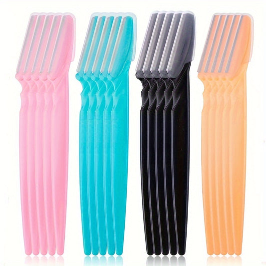 3/4/10Pcs Eyebrow Trimmer Blade Shaver Portable Face Razor Eyebrow Epilation Hair Removal Cutters Safety Razor Women Makeup Tools