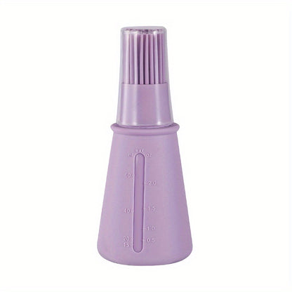 1pc Multi-Use Silicone Oil Brush and Dispenser - Easy-to-Clean, Leakproof, for Grilling, Baking & BBQ