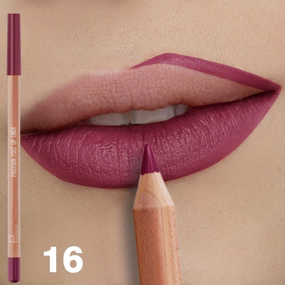 1pc Matte Lipstick & Liner Pen, Waterproof, Long-Lasting, Non-Stick, Berry Shades for All Skin Types, Makeup Pencils for Women, Pudaier