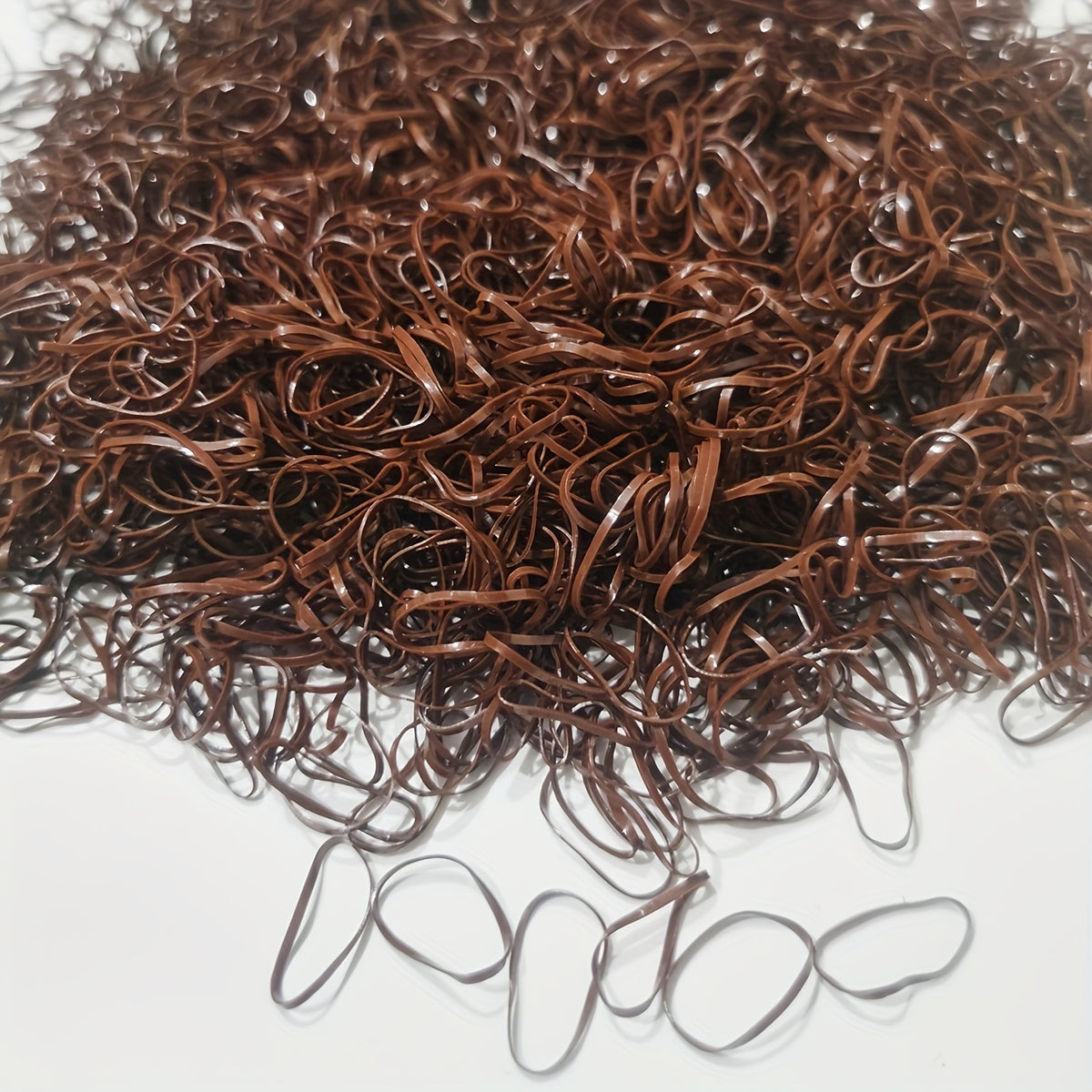 1000pcs Mini Clear Elastic Hair Rubber Bands - Soft, Gentle, and Durable Hair Ties for Women - Cute, Solid Color, Daily Headband Accessories