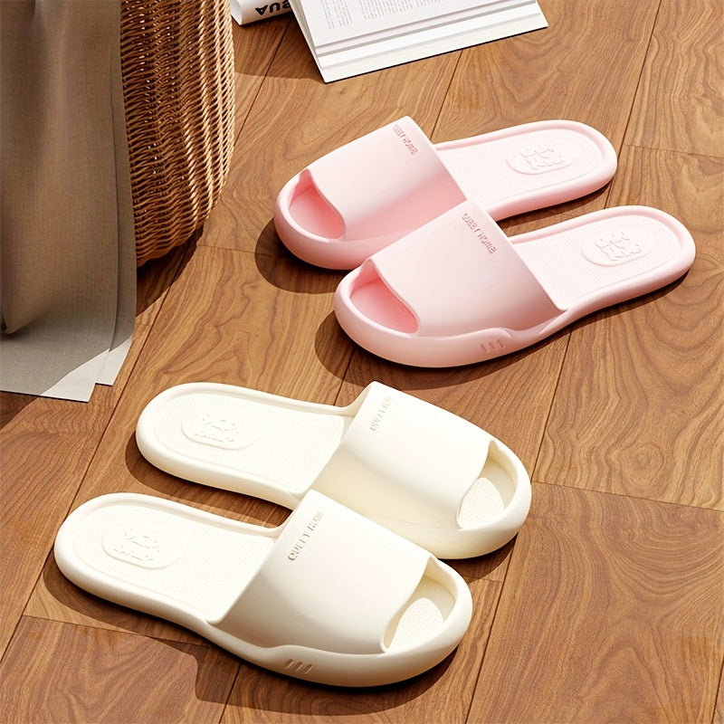 Unisex Breathable, Non-Slip, Foldable EVA Slippers with a Minimalist Round Toe Design, Suitable for Indoor Home Use for Both Men And Women, Ideal for All Seasons, Travel, And Everyday Wear.