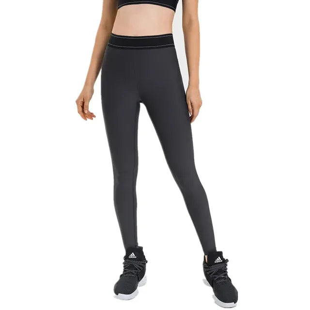 High waisted Hip lifting Sports Pants Women Elastic Fitness Leggings Gym Compression Leggings Quick drying